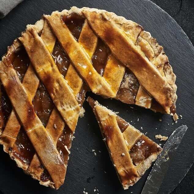 tart with jam