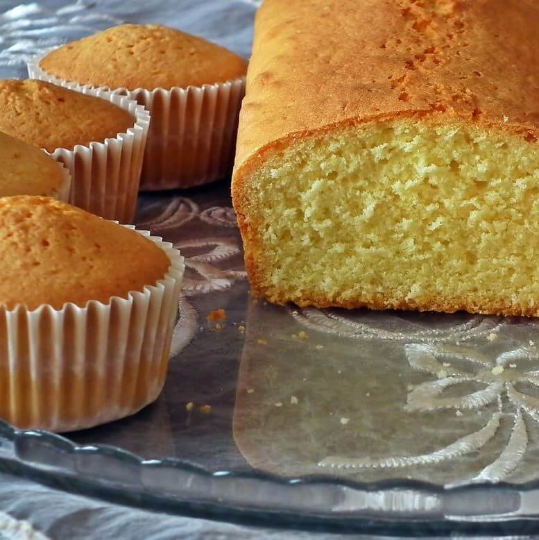 cake and muffin