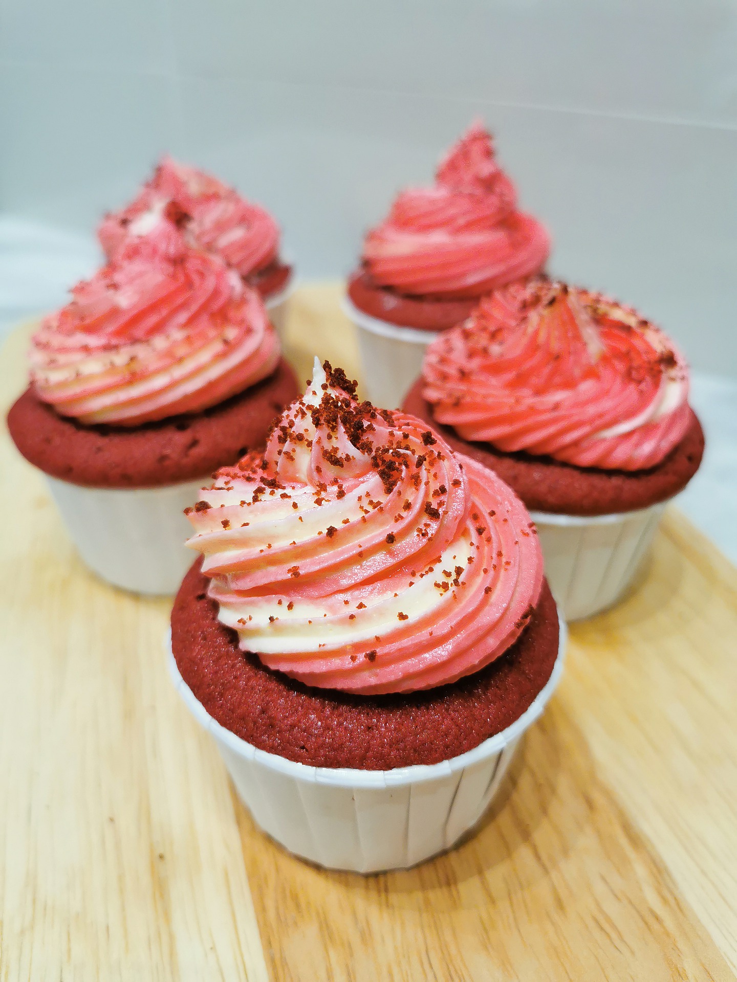 red cupcake