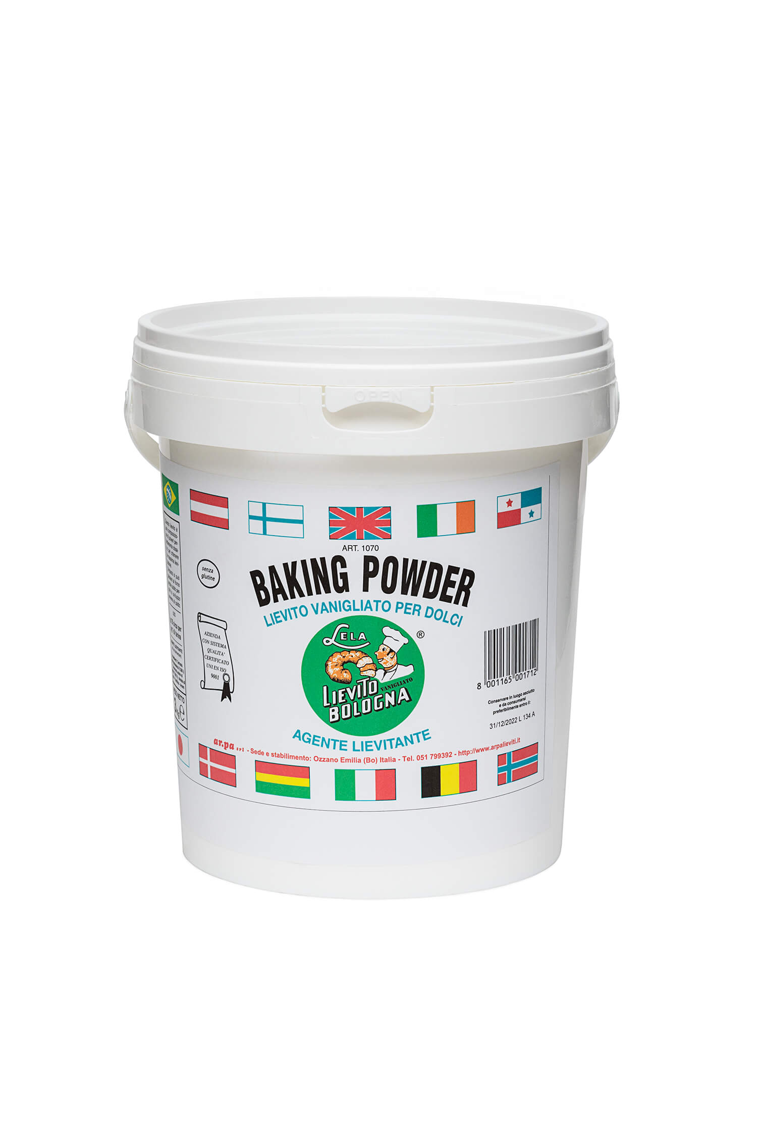 Packaging del producto Levadura avainillada Lela