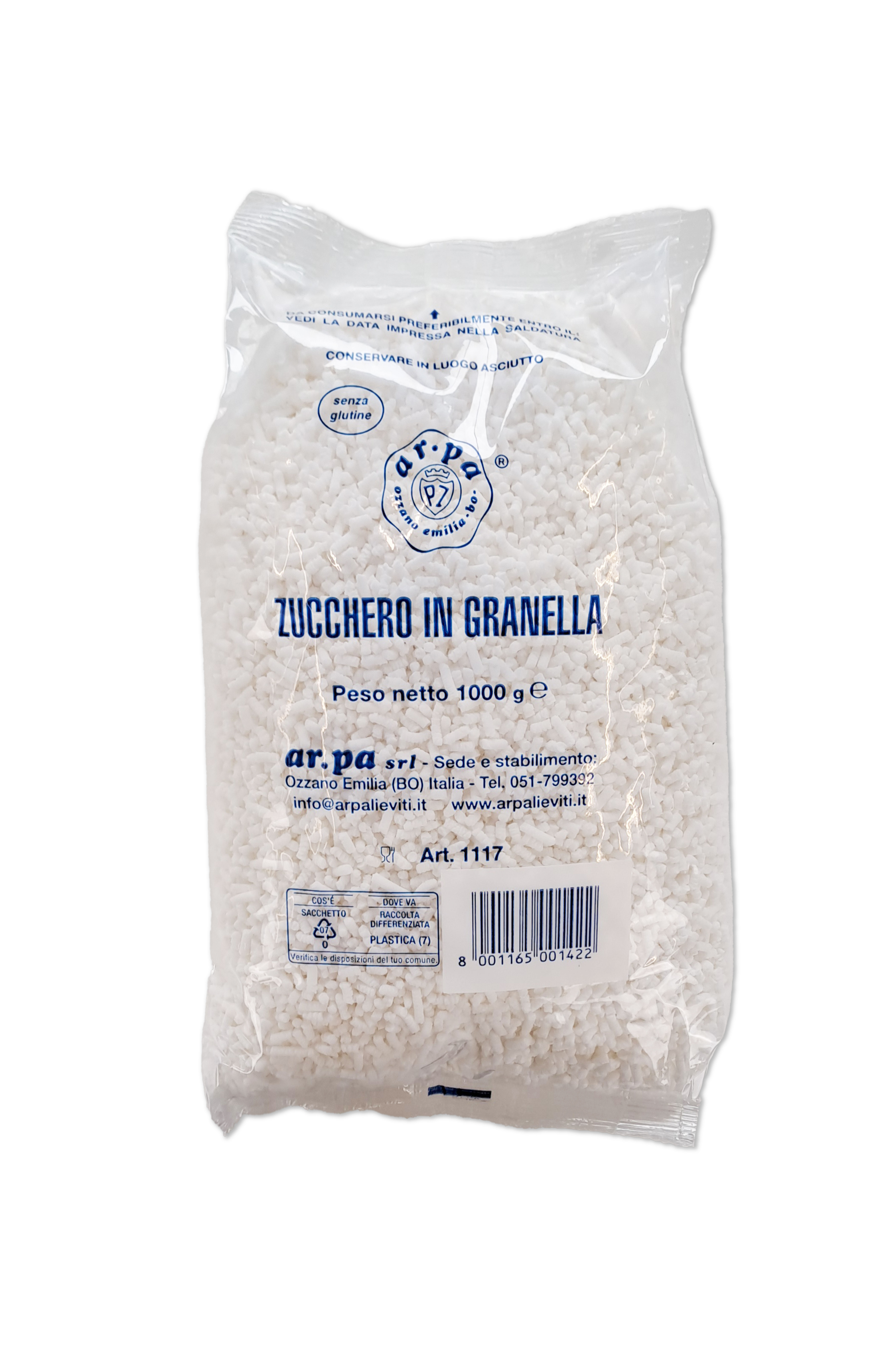 Packaging del producto Azúcar en grano