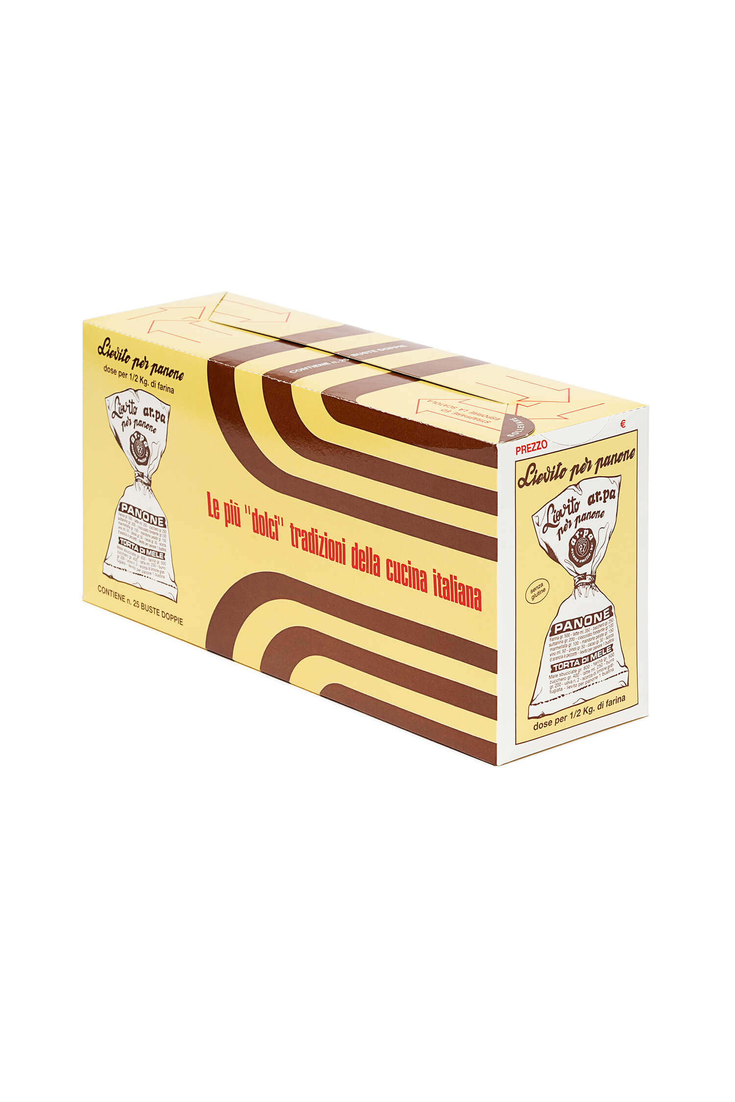 Product packaging: Yeast for Panone by Ar.pa Lieviti.