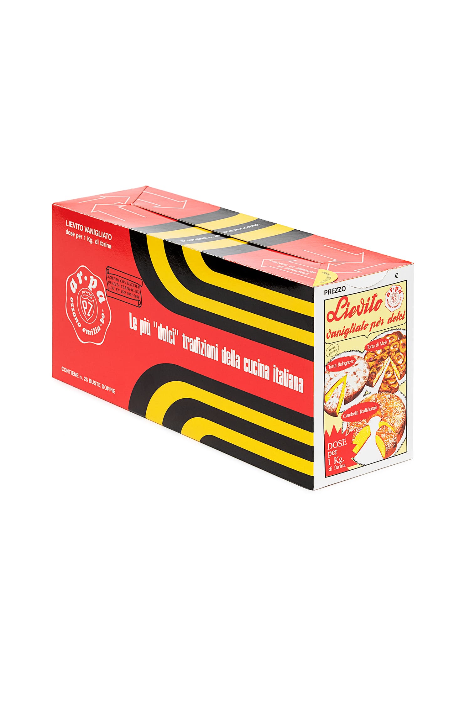 Product packaging: Vanilla Baking Powder for Desserts by Ar.pa Lieviti.