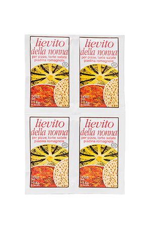 Product packaging: Nonna's Savoury Yeast by Ar.pa Lieviti.