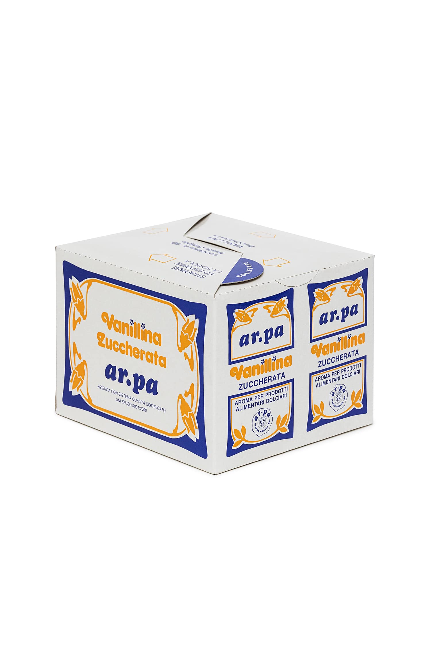 Product packaging: Sugared Vanillin by Ar.pa Lieviti.