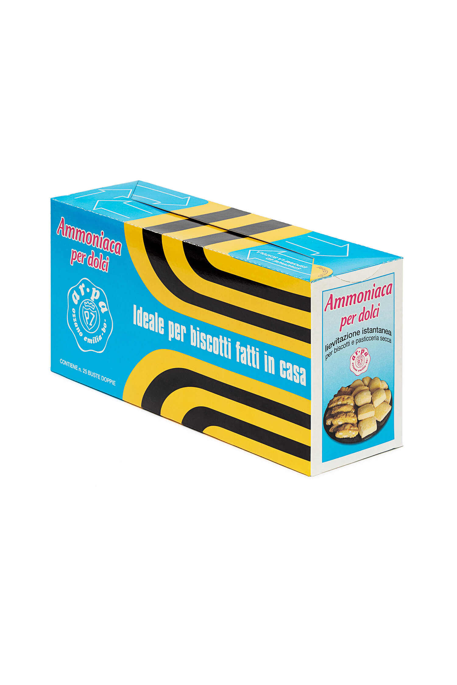 Product packaging: Baking Ammonia