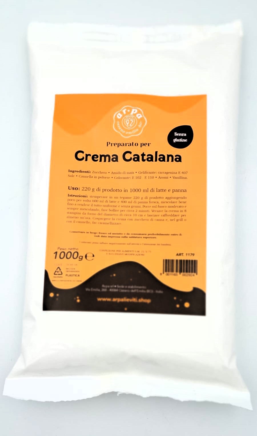 Product packaging: Crema Catalana Mix