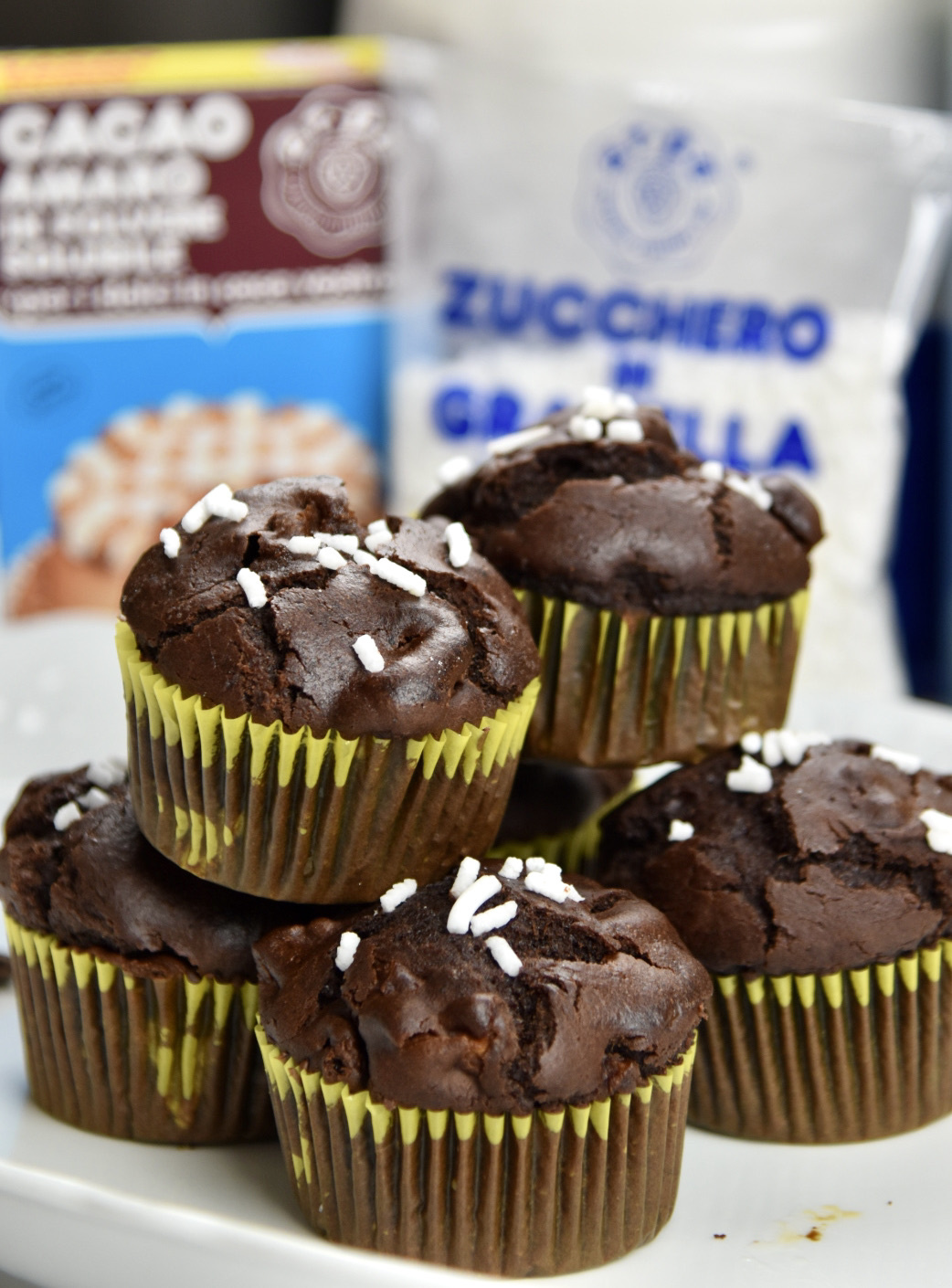 muffin cacao e pere