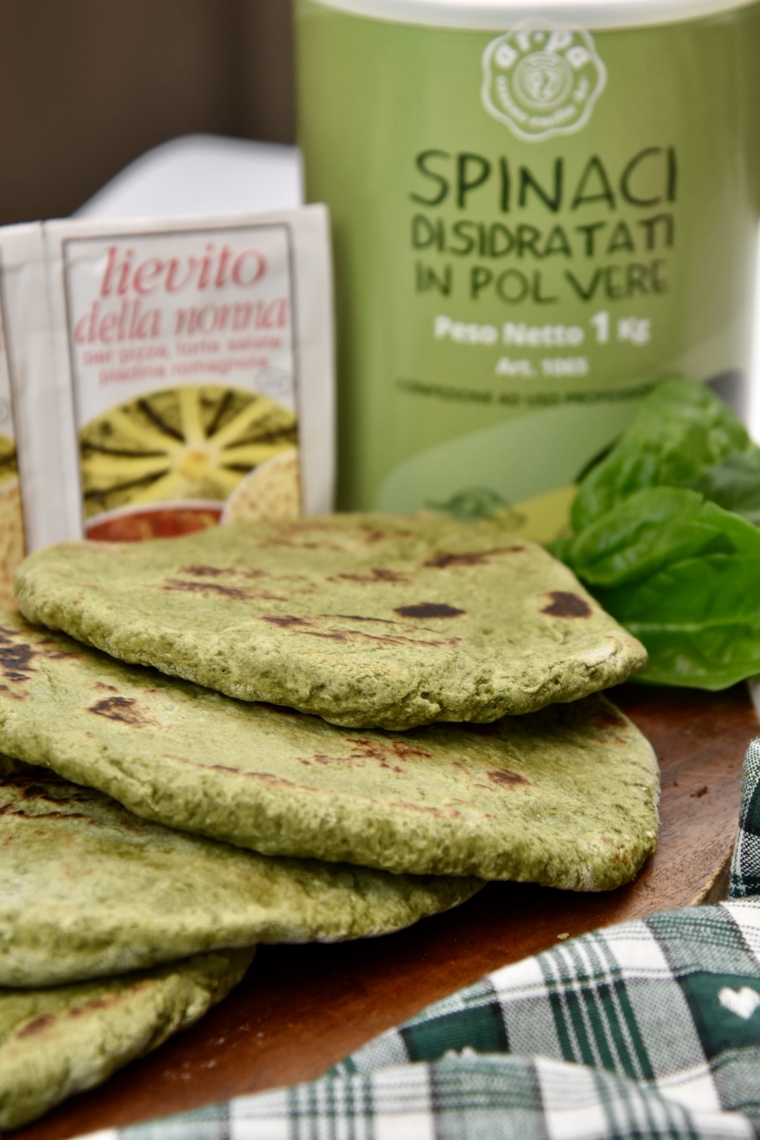 Spinach Skillet Flatbreads