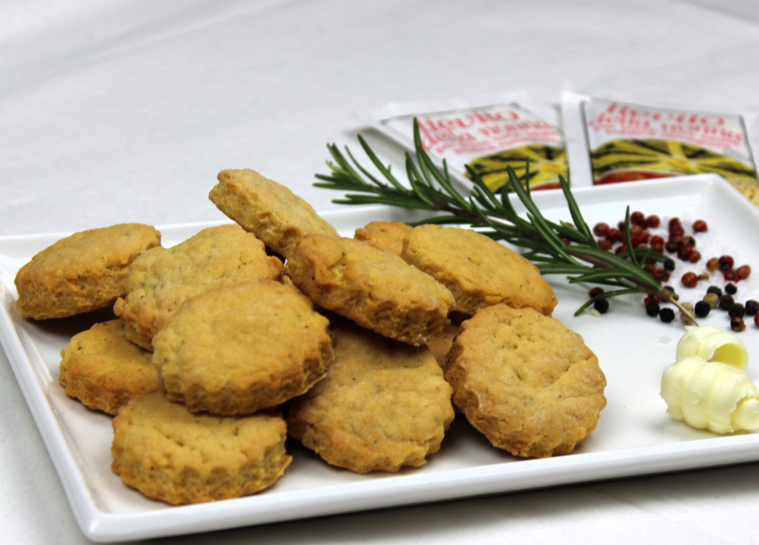 Galletas saladas de queso