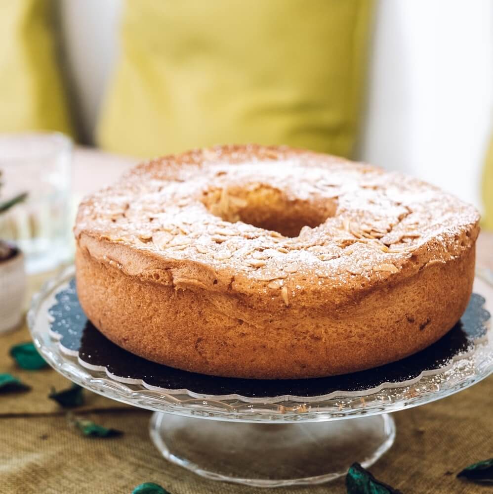 Tropical Bundt Cake with Powdered Sugar