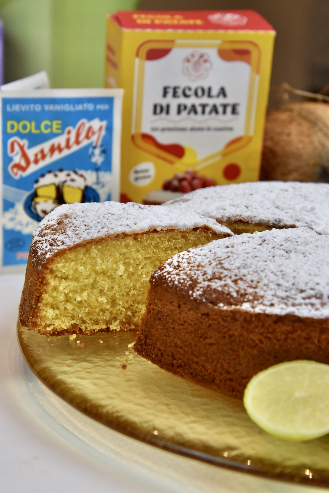 Ciambella al cocco e lime