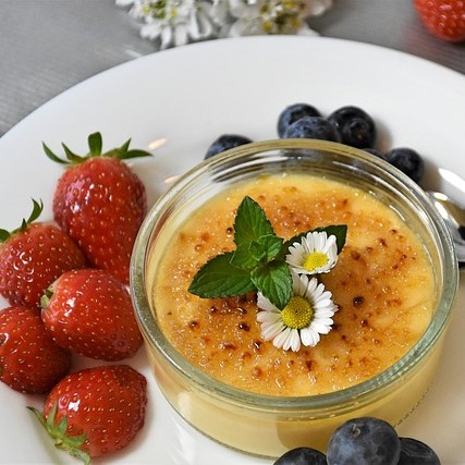 Lime and Ginger Crema Catalana