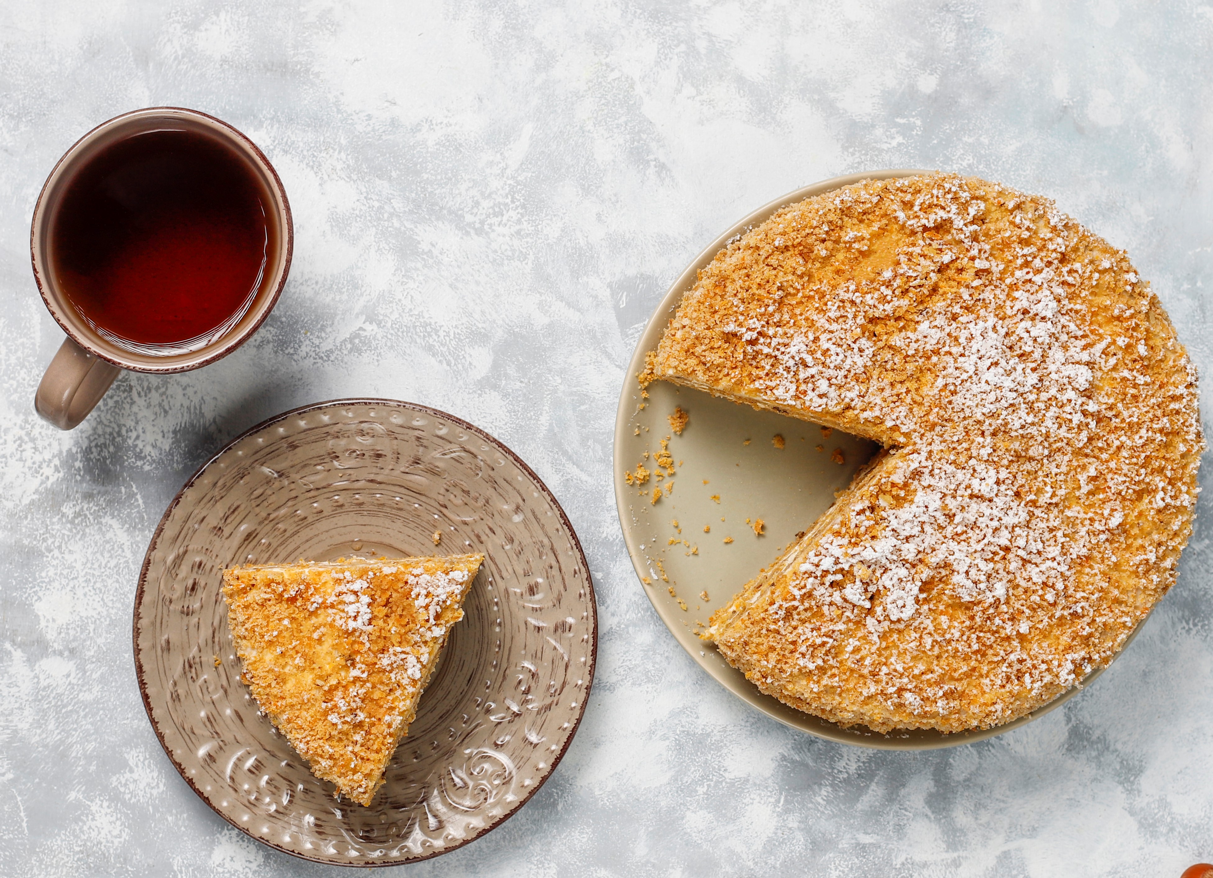 Almond, orange and carrot cake
